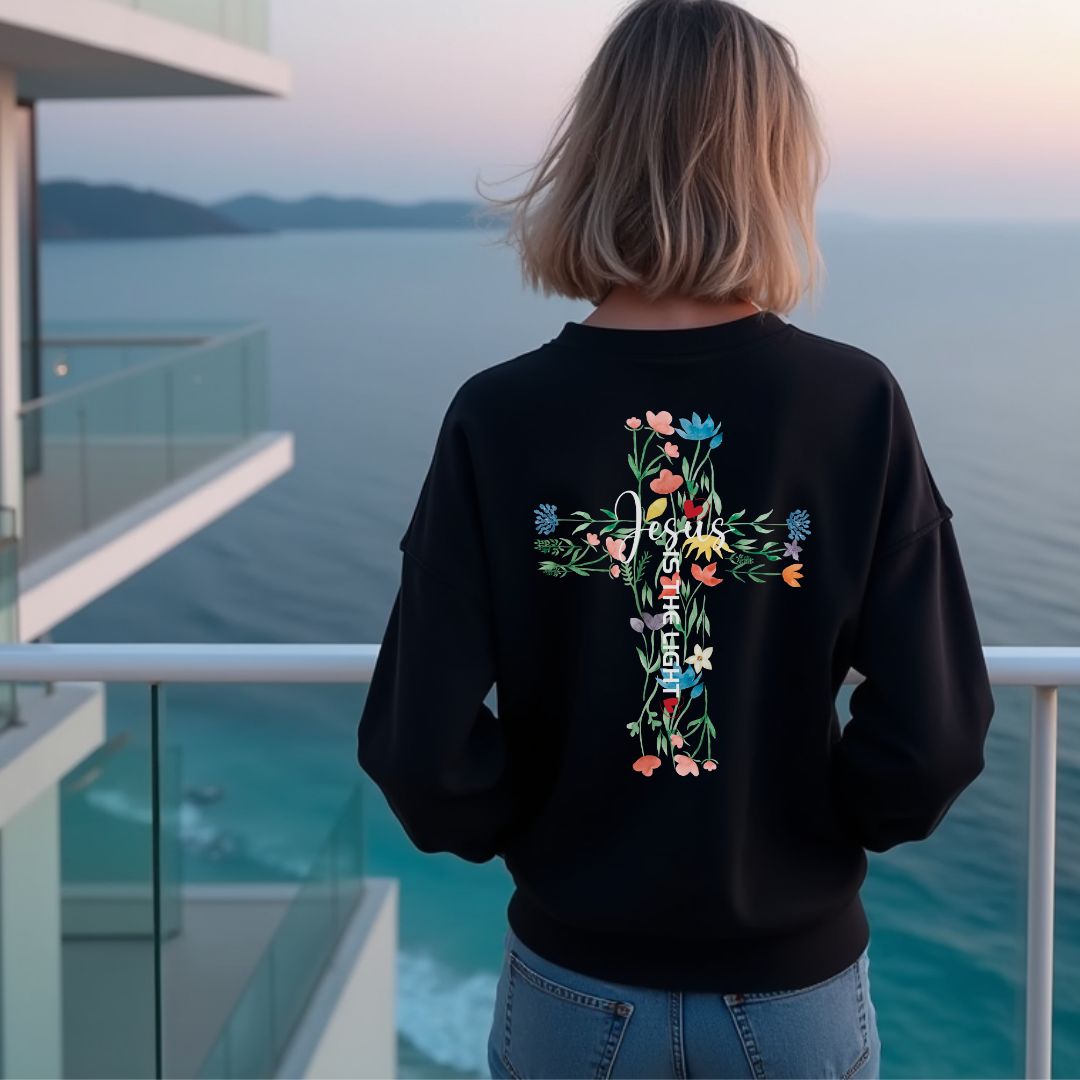 Jesus is the Light Christian Sweatshirt