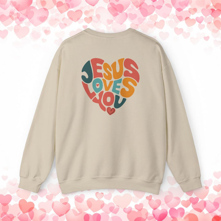 Jesus Loves You Christian Sweatshirt