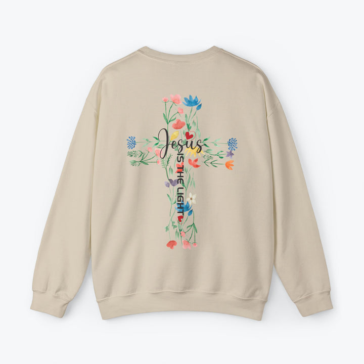 Jesus is the Light Christian Sweatshirt
