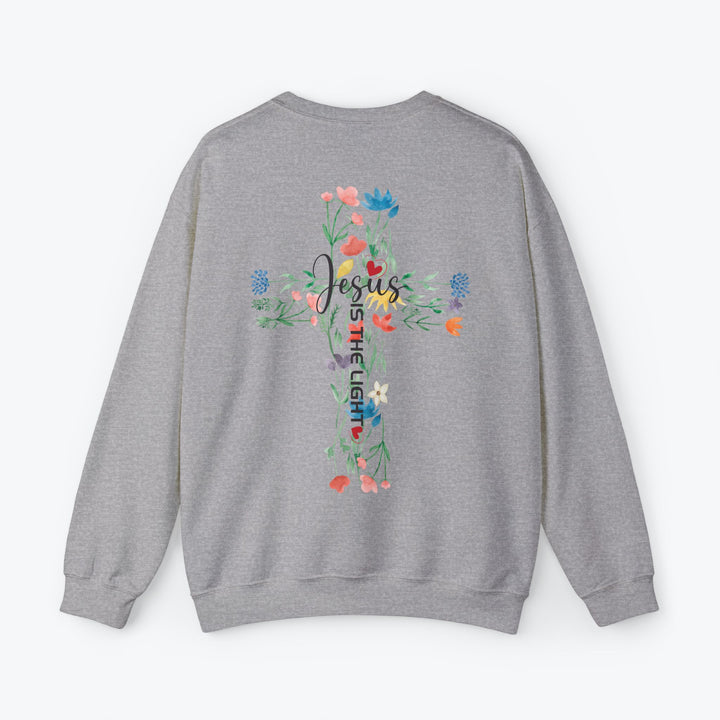 Jesus is the Light Christian Sweatshirt