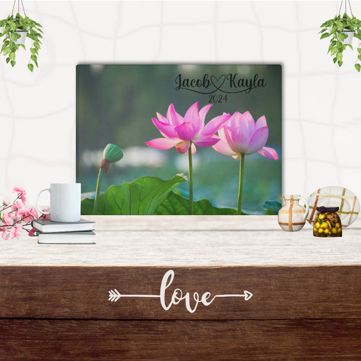 Personalized Cutting Board, Glass Cutting Board, Anniversary Gift