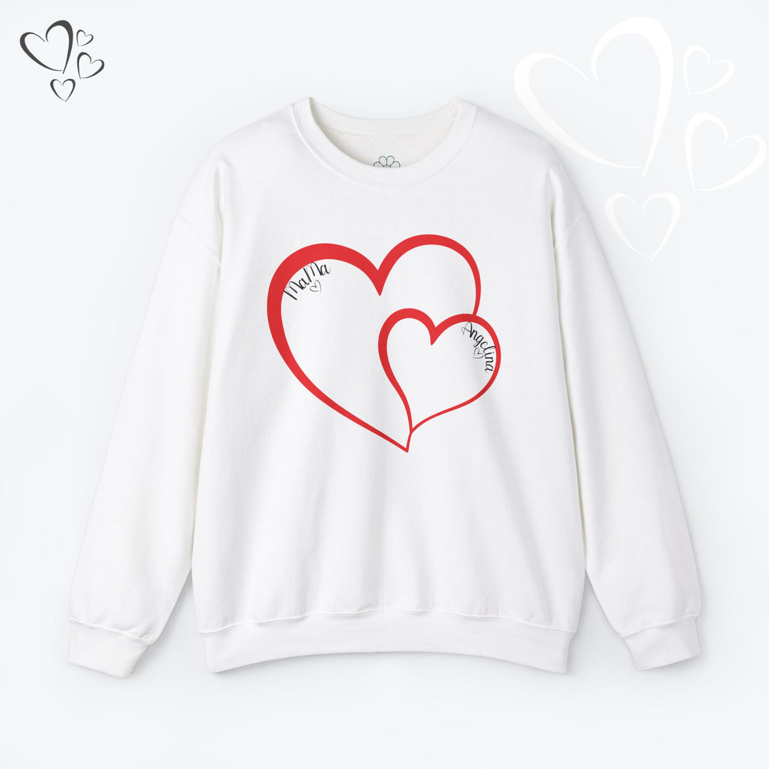 Personalized Mama and Mini Name Sweatshirt,  Valentine Sweatshirt