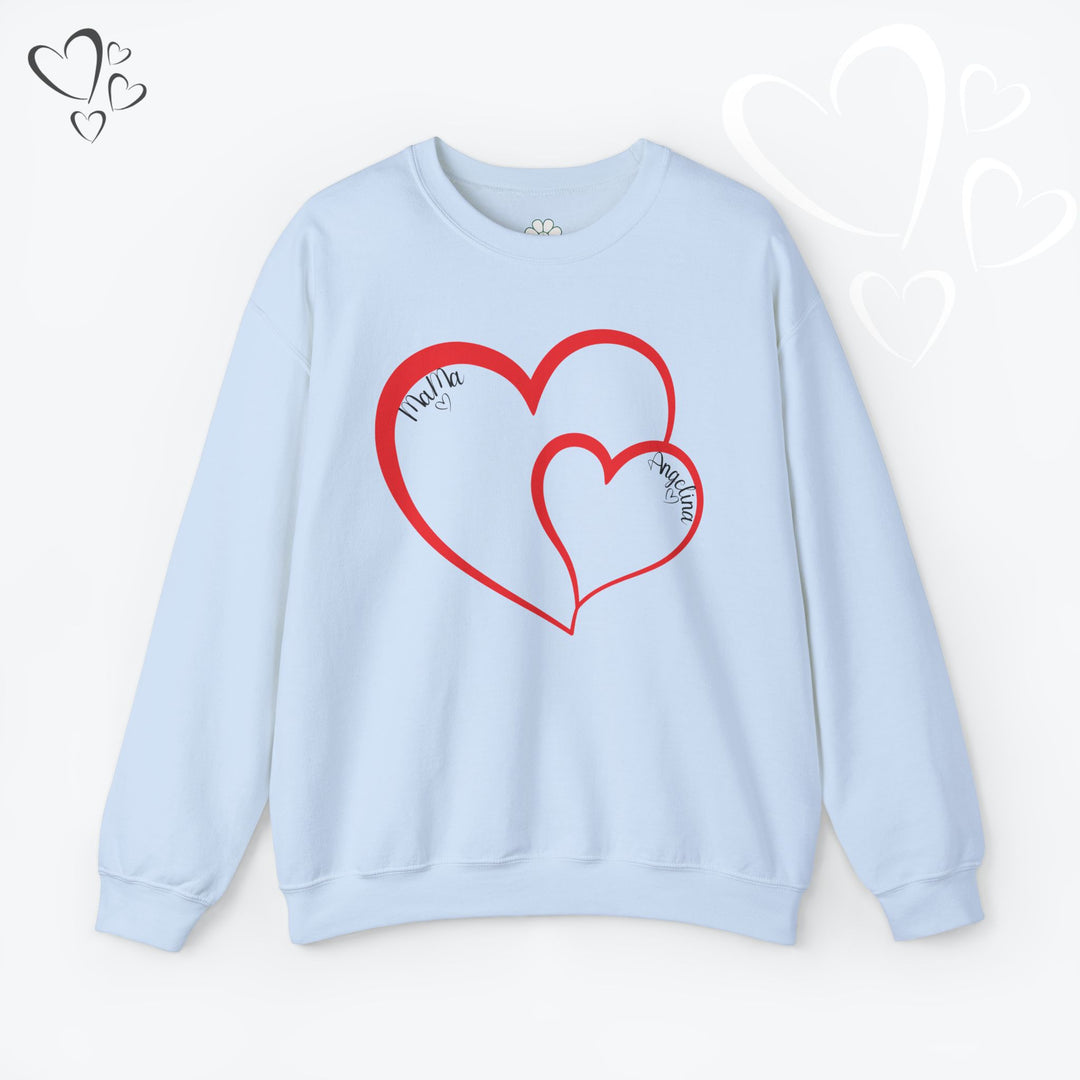 Personalized Mama and Mini Name Sweatshirt,  Valentine Sweatshirt